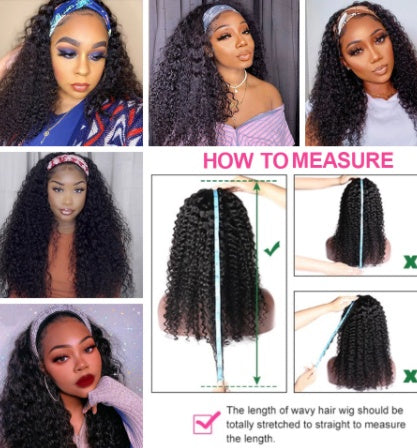 Curly Headband Wig – Easy Wear Natural Look