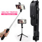 Compatible with Apple, Wireless Bluetooth Selfie Stick Portable Handheld Telescopic Tripod Rotating Mobile Phone Holder With Fill Light