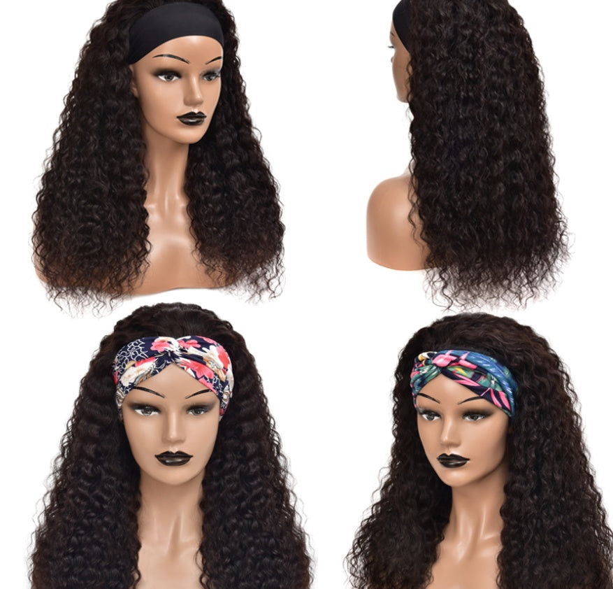 Curly Headband Wig – Easy Wear Natural Look