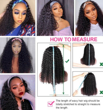 Curly Headband Wig – Easy Wear Natural Look