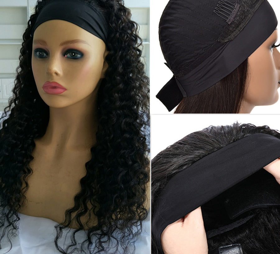 Curly Headband Wig – Easy Wear Natural Look