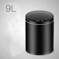 Smart Sensor Trash Can Light Luxury Household Creative Stainless Steel Automatic Clamshell Paper