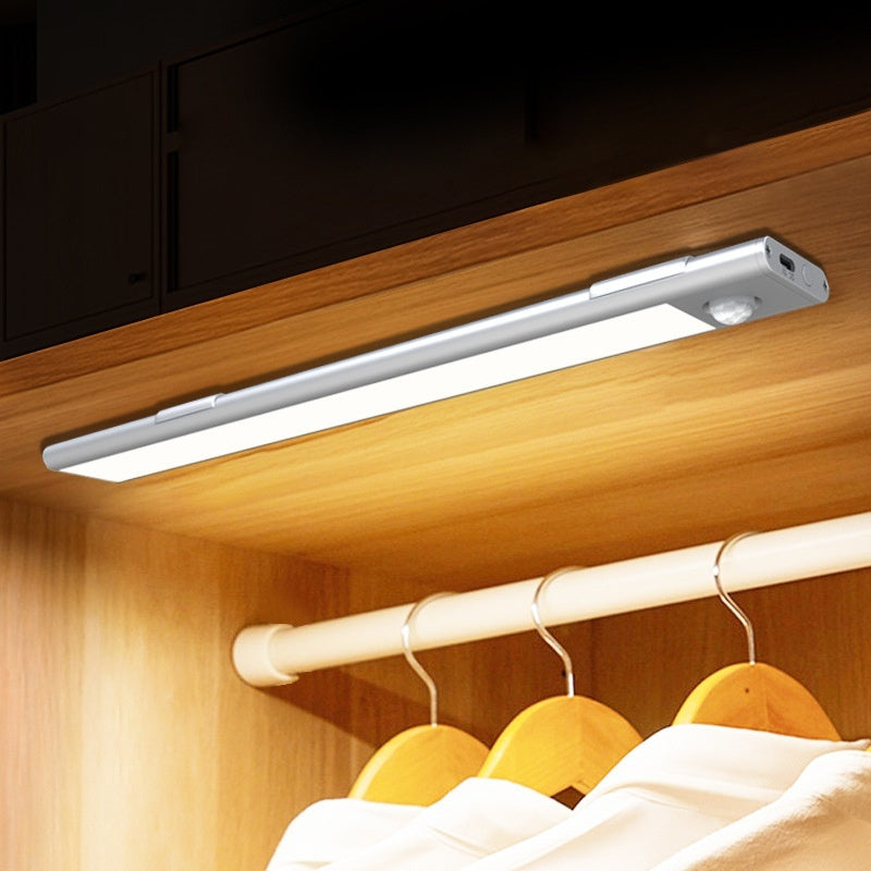 Smart LED Strip Human Sensor Light, Magnetic Self-adhesive Wardrobe Light