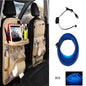 PU Leather Car Storage Bag Multifunction Seat Back Tray Hanging Bag Waterproof Car Organizer Automotive Interior Accessories