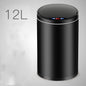 Smart Sensor Trash Can Light Luxury Household Creative Stainless Steel Automatic Clamshell Paper