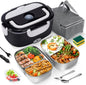 12V 24V Electric Heated Lunch Box, Portable, Bento Travel Food Warmer, Car Plug DE