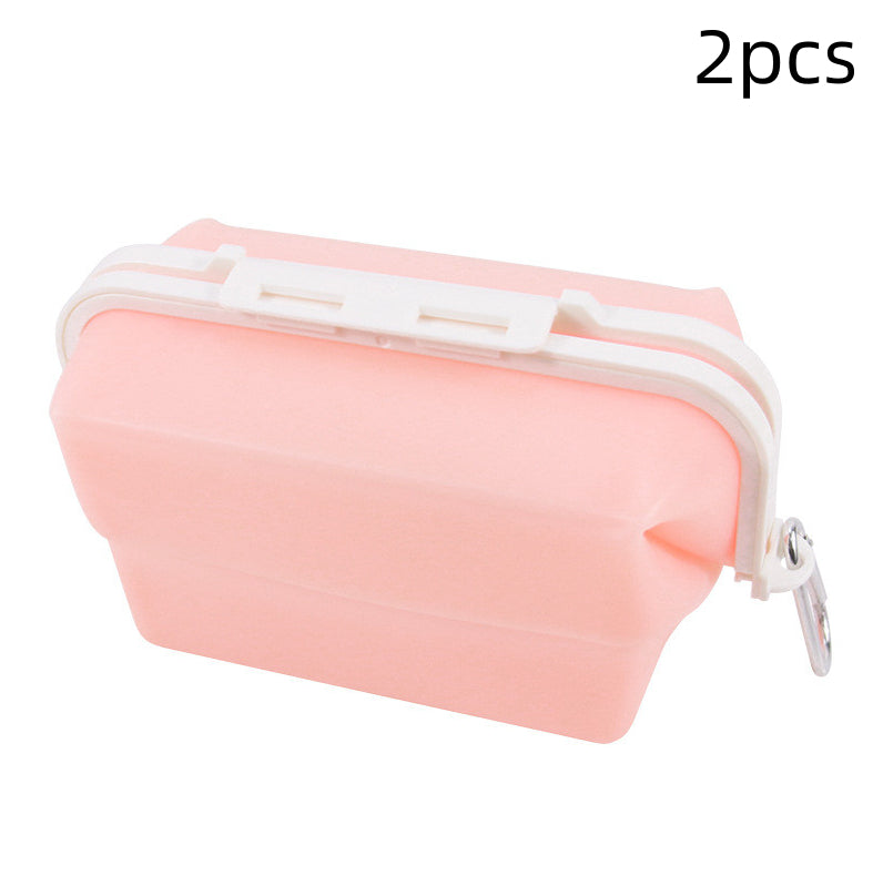 Silicone Storage Bag Can Microwave Heating Food Storage Box
