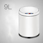 Smart Sensor Trash Can Light Luxury Household Creative Stainless Steel Automatic Clamshell Paper