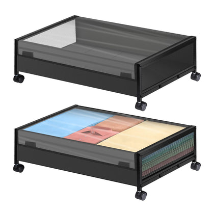 Iron-framed Storage Box For Under The Bed