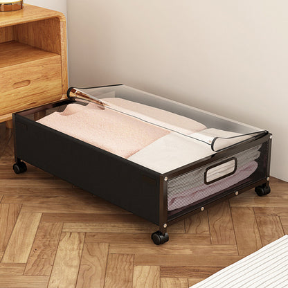 Iron-framed Storage Box For Under The Bed